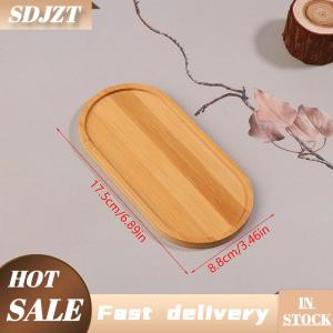 SDJZT Multi Bamboo Tray Wood Saucer Flower Pot Tray Cup Pad Coaster Plate For Kitchen Decorative Plate Creative Coaster Coffee Cup Mat