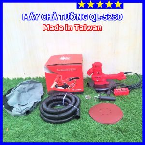 Máy Chà Nhám Tường Sơn Bả QL5230 (1380W) - Bề Mặt D230mm - Tặng Kèm 5 Giấy Nhám - Made in Taiwan