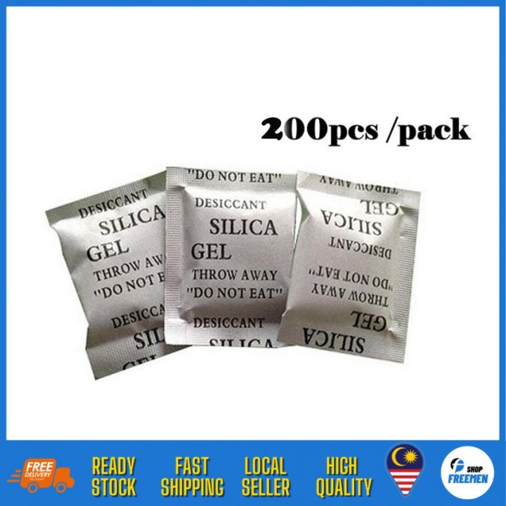 200 pack X 2g NonToxic Silica Gel Desiccant Moisture Absorber