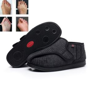 RUCHI 2024 Widen Wool Shoes Fat Swelling Deformation Of Hallux Valgus Foot Wide Elderly Diabetes Shoes Large size 41-48