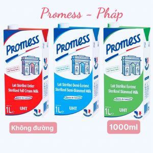 Date T4/26 Thùng 6 Hộp 1L Sữa Tươi Promess Organic