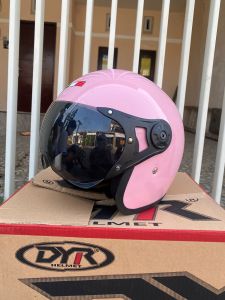 PILOT HELM ITALY ORIGINAL BOGO RETRO WANITA DEWASA FULL LEHER SNI