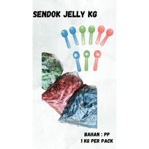 SENDOK PLASTIK JELLY/PUDING/ES KRIM/AGAR-AGAR 1 KG