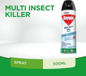 BAYGON MULTI INSECT KILLER 500ML MAXIMUM KILLING ACTION(KEROSENE) ODORLESSORANGEWATERBASED