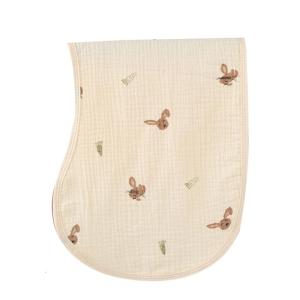 4-layers Burp Rags Muslin Burp Cloths Ultra-Absorbent Burping Cloths for Girl-Boy Muslin Washcloths Bibs Saliva- Towel