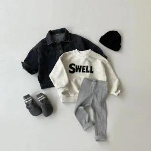 2025 0-3T Baby Pant Girls All-match Striped Skinny Leggings Kids Cotton Elasticity Slim Pants Newborn Boy Stretch Trousers