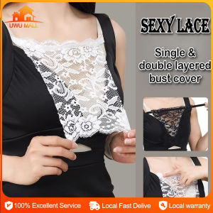 Chest anti-exposure cloth seamless chest wrap strapless anti-fall bottoming V-neck chest lace
