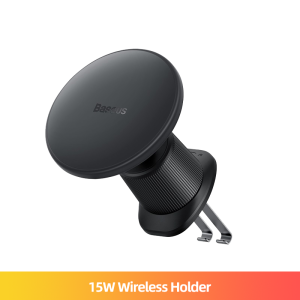 Baseus Magnetic Car Phone Holder Mount 15W LED Phone Stand Mount