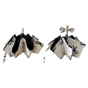 Small Windproofs Travel Umbrella Rain and Sun Umbrella with Automatic/Manual Open Feature and Sun Protections for Women