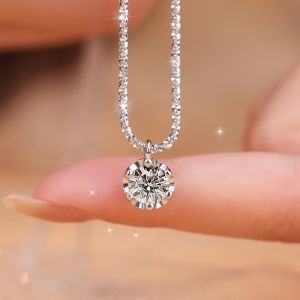 Dây Chuyền Bạc Kim Cương Sáng Lấp Lánh Sang Trọng Quí Phái DCGAIBACZIRCON7