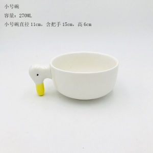 Japanese Style Creative Simple Duck Teapot Tea Set Bowl Cute Animal Hand-painted Underglaze Color Ceramic Cartoon Tea Cup Set Teapot and Tea Set