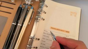 HERO Hero Pen 7006 Gold Clip Ballpoint Pen Signature Pen Silver Clip Bent Tip Art Pen Business Office Customizable Engraving #