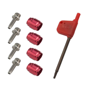 4Set Bicycles Tubing Connecting Insert Oil Fitting Kits Quick Insert Oil Tubing Head Set Cycling Accessories