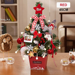 [iDS] Christmas Tree Korean Style Designs 45cm & 60cm Desktop Tabletop Christmas Tree Free Ornaments Small Christmas Tree