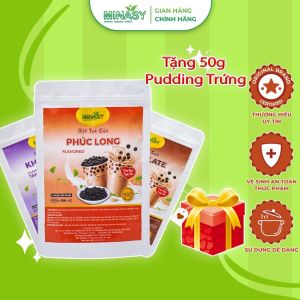 Bột trà sữa tự pha uống liền béo vị sữa đậm vị trà Minasy