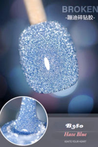 Nail Polish Set 7ml Pink Glitter Gel Nail Polish Set Gel Base Top Coat Soak Off UV LED Nail Art