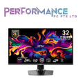MSI MPG 321URX QD-OLED 31.5" 3840x2160(UHD) Fastest 0.03ms(GtG) response time and 240Hz refresh rate OLED Care 2.0 reduces OLED burn-in risks gaming monitor (3 YEARS WARRANTY BY CORBELL TECHNOLOGY PTE LTD). 
