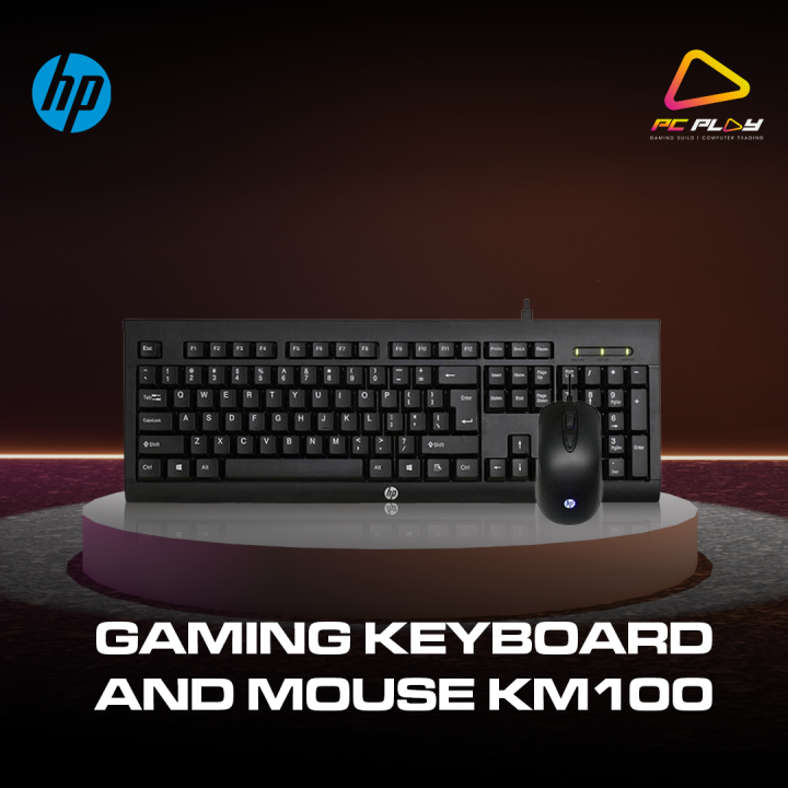 HP GAMING KEYBOARD AND MOUSE KM100 BLACK Lazada PH