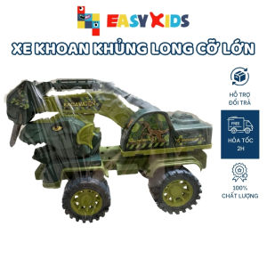 Xe Trộn Bê Tông Đồ Chơi Toystar Mô Hình Xe Bồn Trộn Bê Tông Có Đèn Nhạc