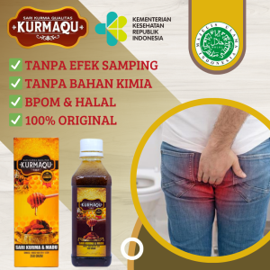 Madu Wasir Dan Ambeien Keluar Benjolan Di Anus BAB Berdarah Nyeri Anus Wasir/Ambeien Wasir Luar Dalam Atasi Ambeien Herbal Alami Kurmaqu Sari Kurma Plus Madu