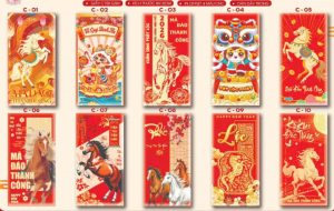 [Combo 10] Bao lì xì truyền thống 2025