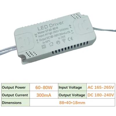 Fast Delivery⚡Wholesale LED Driver 300mA No Flicker 8-24W 20-36W 30-50W 36-60W 50-70W 60-80W LED Power Supply Unit Lighting For Driver Led Light