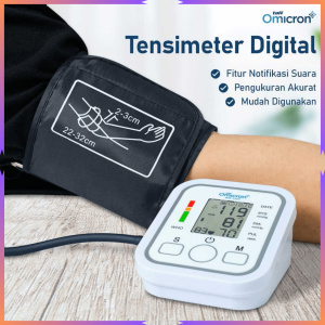 COD TaffOmicron Tensimeter Digital Pengukur Tekanan Darah Bahasa Inggris / Alat Ukur Tekanan Darah Tinggi Tensi / Tensimeter Darah Digital Otomatis Akurat / Pengukur Tensi Darah Digital Otomatis / Alat Pengukur Tekanan Darah Digital Otomatis