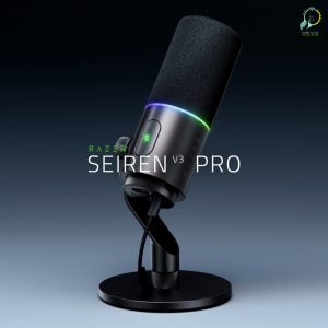 [NEW ORIGINAL] Thiết bị thu âm Razer Seiren V3 Pro — Dynamic USB Type C & XLR Microphone for Streamers