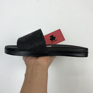 Dép Quai Ngang Da Cao Cấp Nam - Đế 25cm Giúp Tăng Chiều Cao Thời Trang  Sang Trọng. Tengday Vietnam Màu Đen/Black