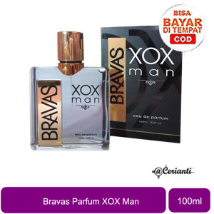 BRAVAS Parfum Pria 100 ML XOX Man Eau De Parfum HALAL Perfume Spray Lelaki EDP Ori Black Blue Cerianti