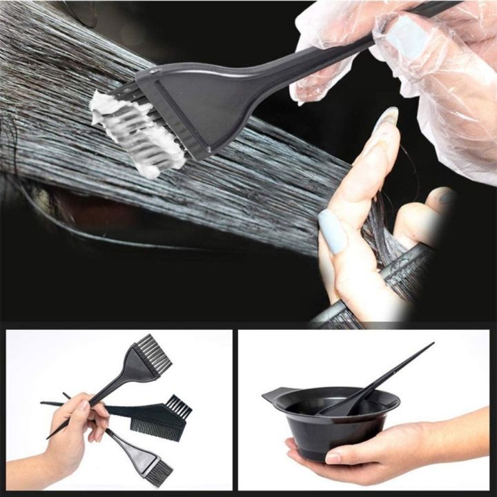 ANSINE 4Pcs/Set Chuyên nghiệp Bộ nhuộm tóc Dịch vụ làm tóc Nhuộm tóc ...