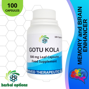 Organic Pure Natural Gotu Kola Capsules (100 Capsules) – Gotu Kola Capsules for prevention of Alzheimer’s Antidepressant Boosts Immunity – Organic Gotu Kola Capsules – Prevention of Insomnia – No Approved Therapeutic Claims