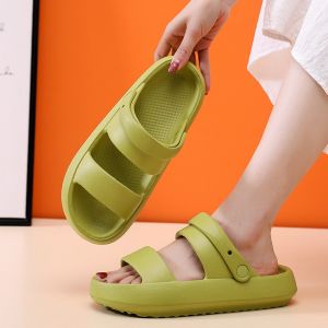 EVA Sandals Dual-Use Soft-Soled Home Slippers New Summer Style With Heel Thick-Soled WomenS Slippers