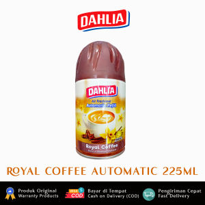 MURAH | Pewangi Ruangan Dahlia AEROSOL MATIC ROYAL COFFEE 225 ML 100% Bikin Rilex