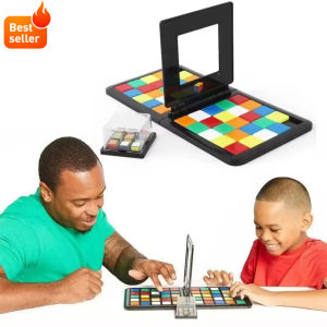 Kids Color Battle Game Parent Child Square Race Puzzle Educational Learning for Boys Girls Fun Anti Stress Desktop Game Gift