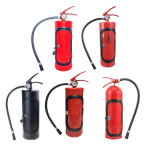 Unique Fire Extinguishers Shaped Wine Storage Container Shockproof Iron Wine Case for Collectors Champagne Liquor Box
