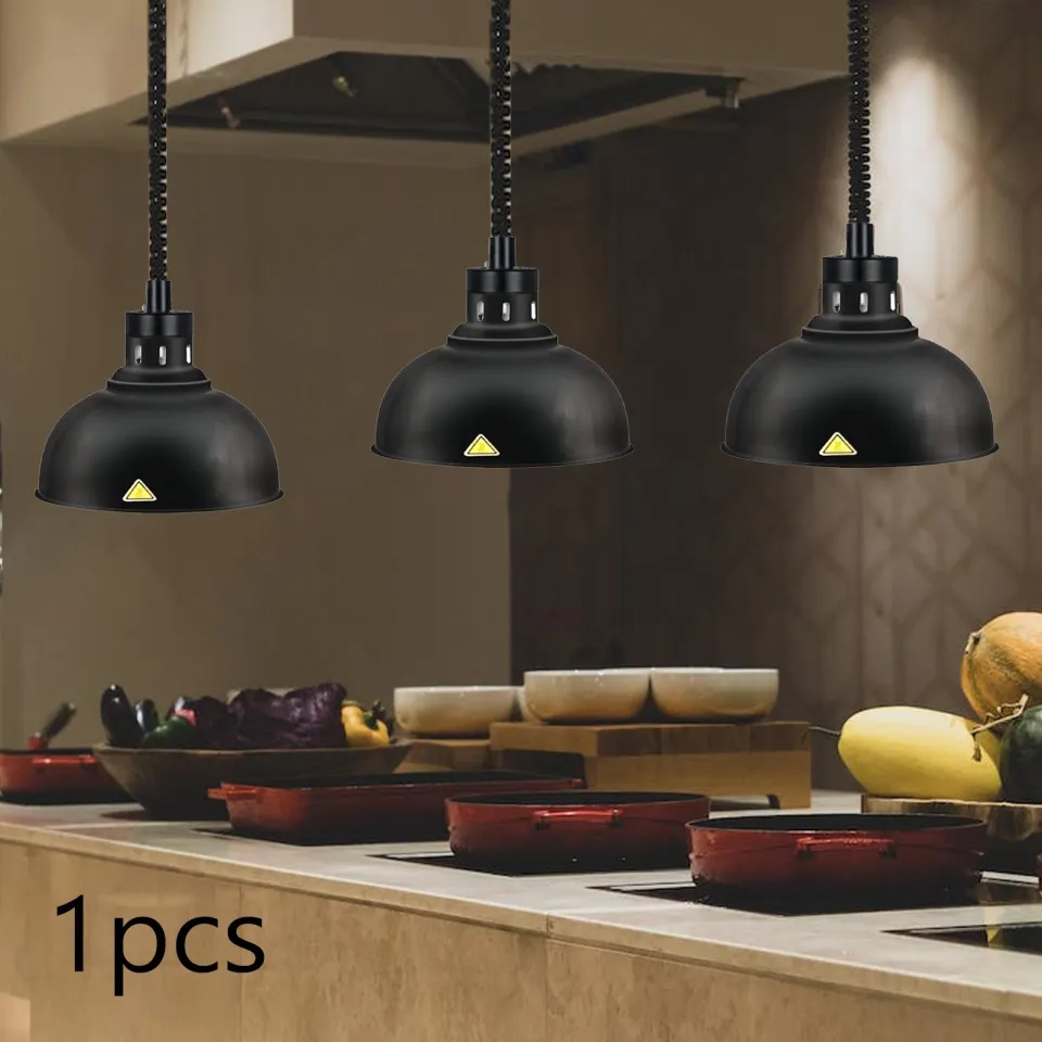 Tasico Food Heat Lamp E27 Heat Lamp for Food for Restaurant