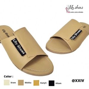 DALLEYA COLLECTION - Hamidah Sandal Slip Wanita Trendy by lily shoes