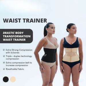 Aries Waist Trainer - Triple Duplex Compression - Long Torso Corset - Korset Pelangsing Perut