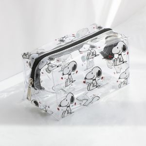 UUMIR Portable Cosmetic Bag Snoopy Print Large Capacity Makeup Bag High Quality Multifunctional Storage Bag Travel