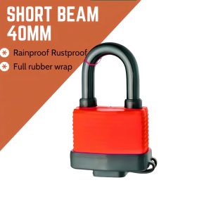 Rustproof Waterproof Padlock With Keys Heavy-Duty Outdoor Anti-Theft Lock for Gate Truck Storage