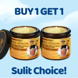 Bee Venom Plus Turmeric Joint Relief Cream Original Venom Pain Relief Repair Body Muscle Soreness 100% Natural ingredients NO Side Effects Z