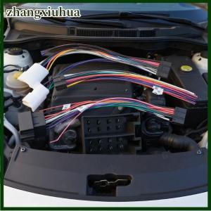 zhangxiuhua 1 3Pcs Car Wire Cable Adapter 16 Pin Plug Cable ISO Standard Connector Adapter Car Stereo Radio For ALPINE Wire Harness Adaptor