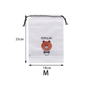 Travel Pouch Organizer Serbaguna Tas Serut Kosmetik Motif Anti Air Murah Meriah