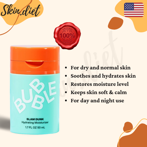 Bubble slam dunk hydrating moisturizer 50ml 30ml skindiet 100 