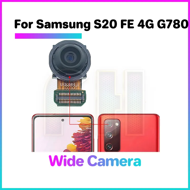 Front Back Camera Samsung Galaxy S20 FE 4G G780 Ultra Wide Back Macro Depth  Facing Main Telephoto selfie lifting Camera kamera belakang flex cable