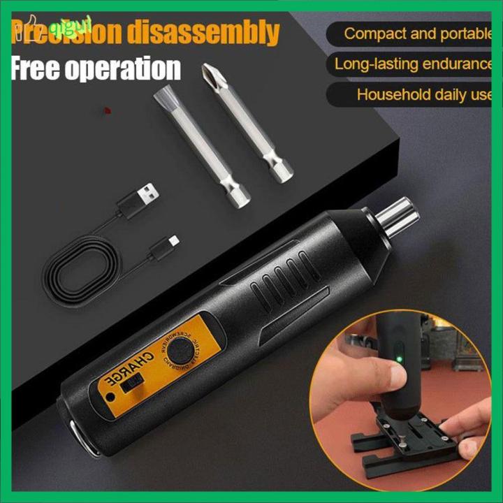 QIGUI Rechargeable Electric Screwdriver Set Forward Reverse Cordless