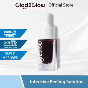 Glad2glow Aha Bha Pha Intensive Peeling Solution Serum Essence Glowing Skin Brightening Dark Spot Acne-pron Blackhead Reduce pores
