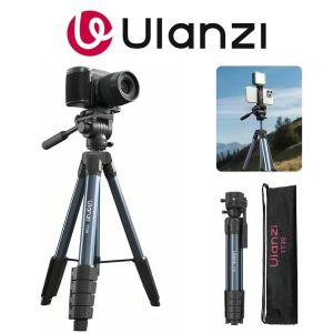Ulanzi TT39 155cm Video Tripod Stand Detachable Fluid Head for Smartphone Camera