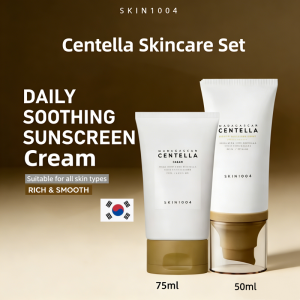 hot Korean Madagascar Centella Soothing Whitening Cream & Air-Fit Suncream Light SPF30 PA++++ Daily Sun Protection Skincare Products